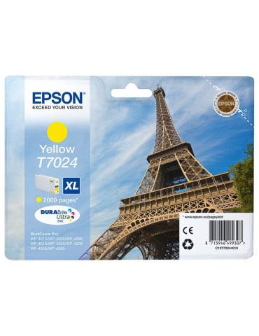Cartouche d'encre Epson T7024 XL Jaune