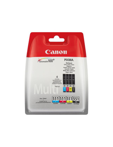 Canon CLI-551 - Pack de 4 couleurs