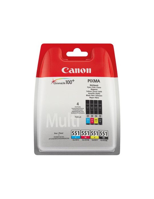 Canon CLI-551 - Pack van 4 kleuren