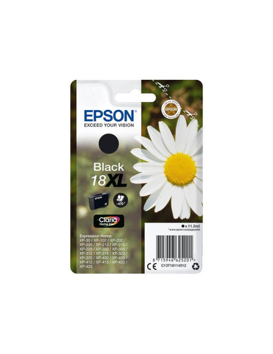 Cartouche d'encre Epson 18 XL Noir