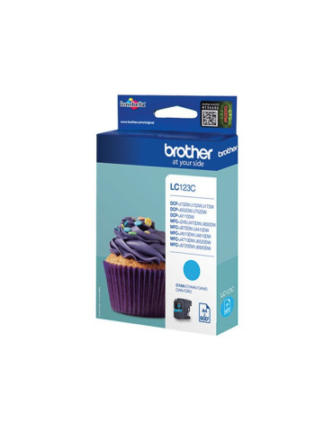Cartouche d'encre Brother LC-123 Cyan