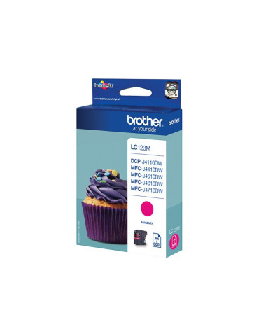 Inktpatroon Brother LC-123 Magenta