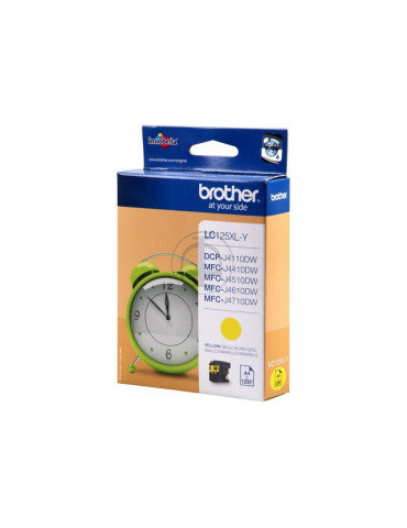 Inktpatroon Brother LC-125XL Geel