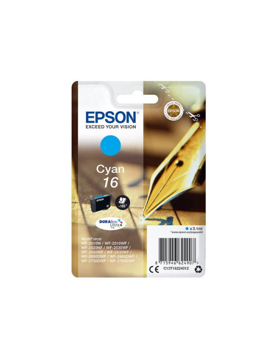 Cartouche d'encre Epson 16 Cyan