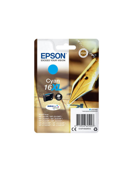 Cartouche d'encre Epson 16 XL Cyan