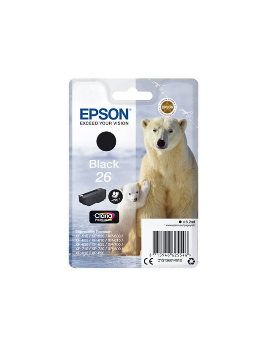 Cartouche d'encre Epson 26 Noir