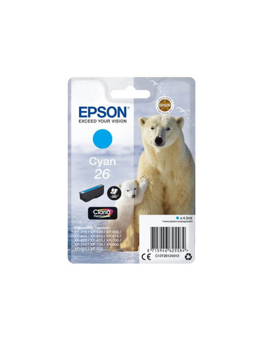 Cartouche d'encre Epson 26 Cyan