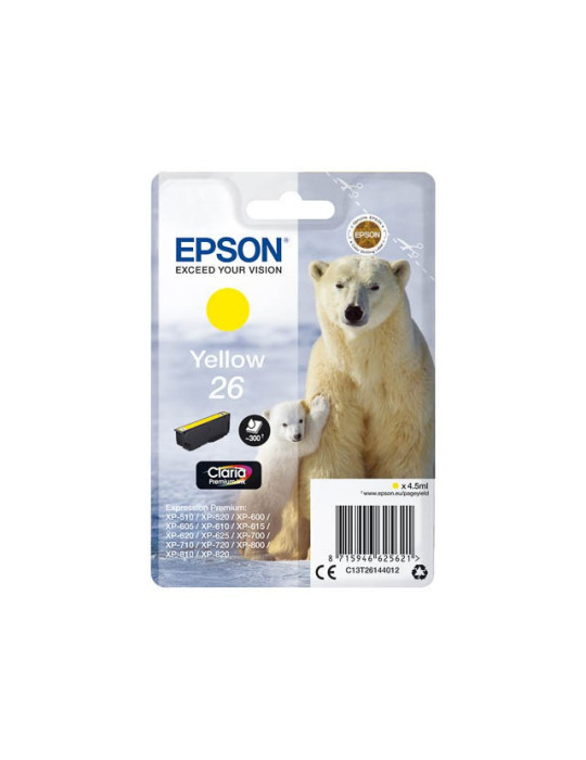Cartouche d'encre Epson 26 Jaune