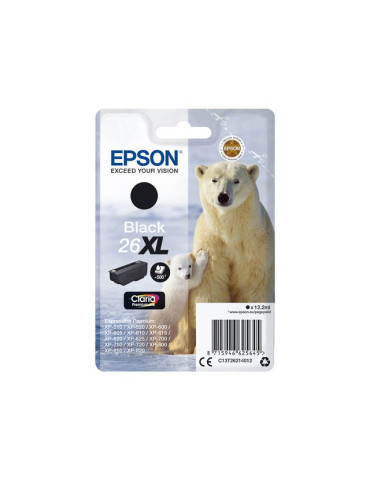 Cartouche d'encre Epson 26 XL Noir