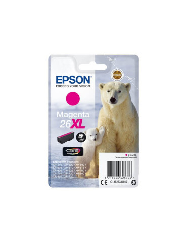 Cartouche d'encre Epson 26 XL Magenta