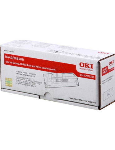 Toner OKI B440/B480 Noir HC