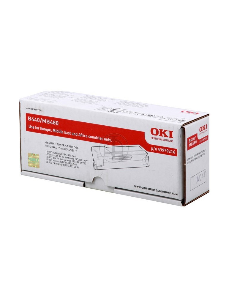 Toner OKI B440/B480 Zwart HC