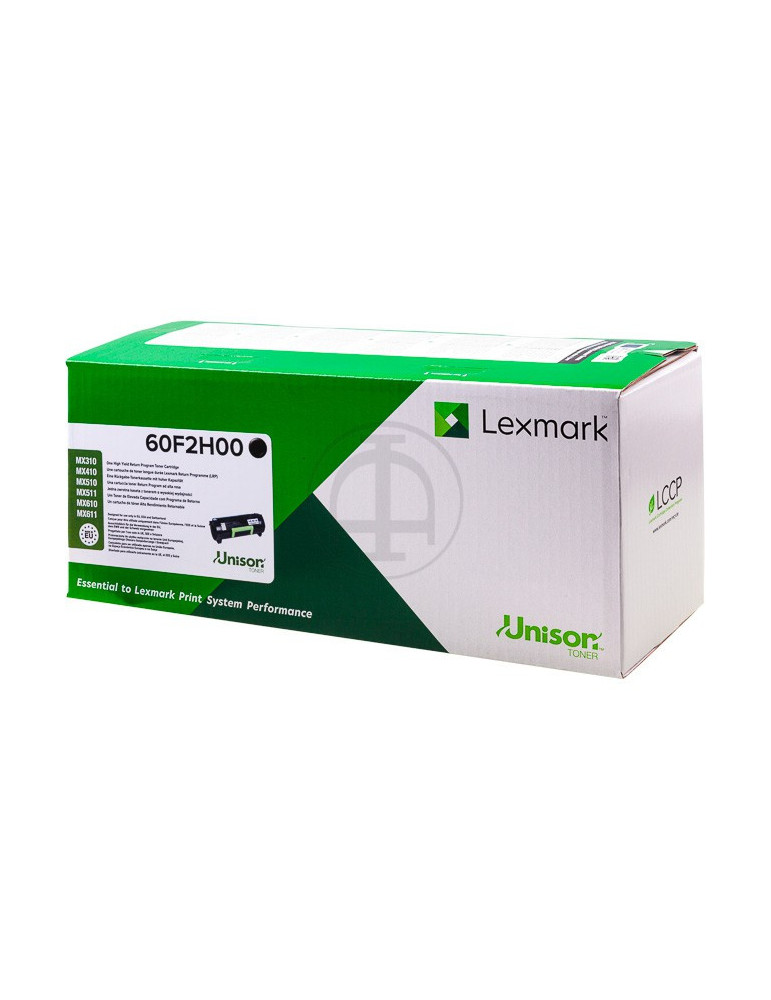 Toner Lexmark  602H Zwart 