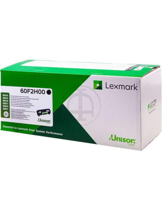 Toner Lexmark  602H Zwart 