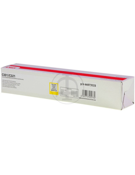 Toner OKI C301/321/332/342 Jaune