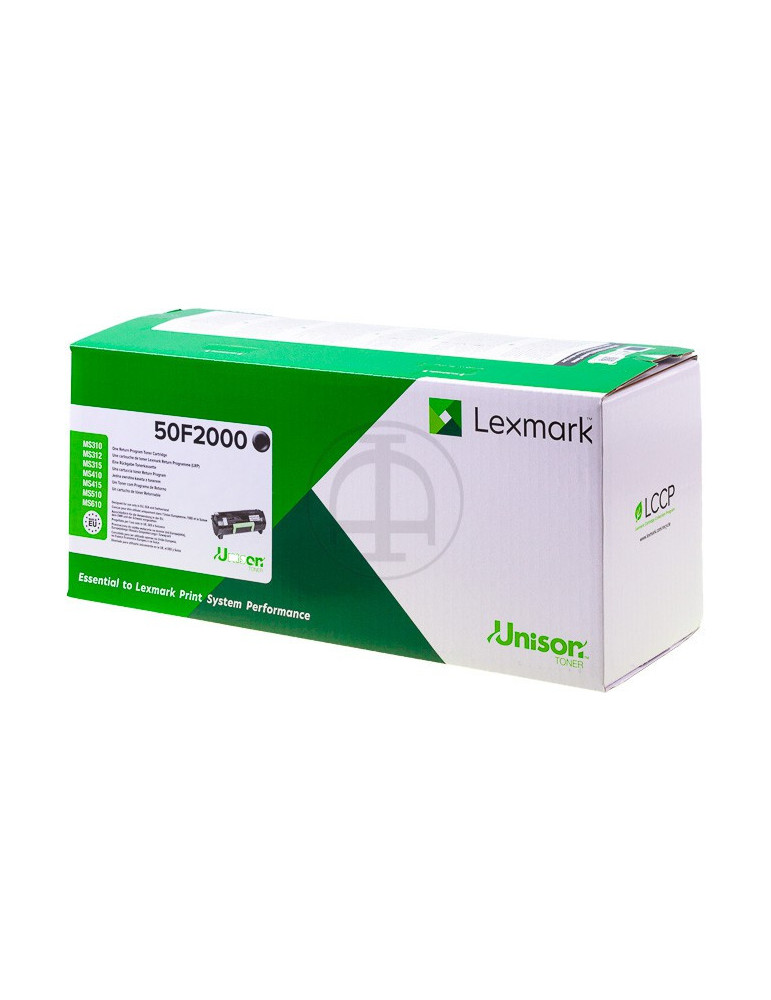 Toner Lexmark 502 Zwart