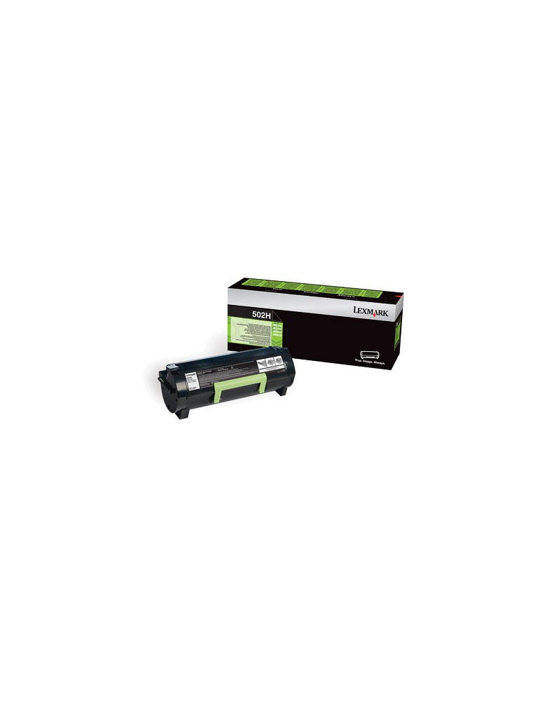Toner Lexmark 502H Zwart HC