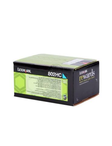 Toner Lexmark  CX410/510 Cyaan HC