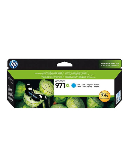 Inktpatroon HP N°971 XL Cyaan