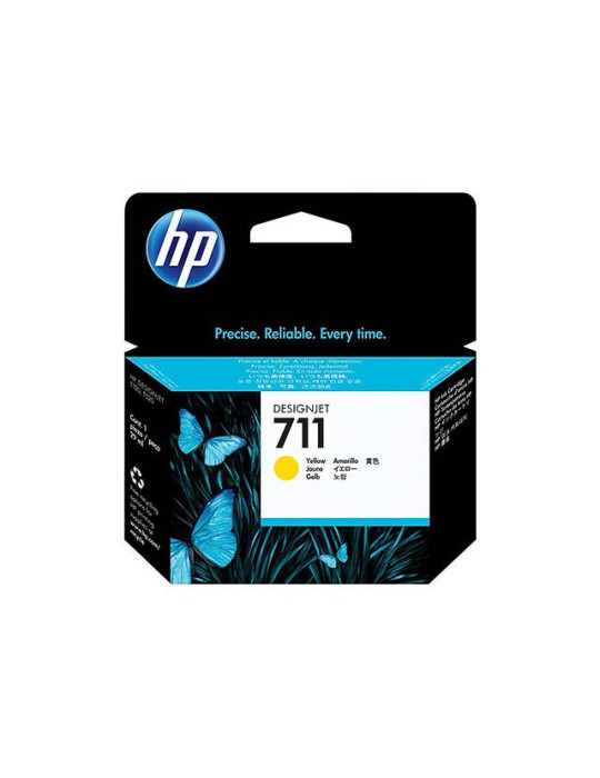 Cartouche d'encre Hp 711 Jaune