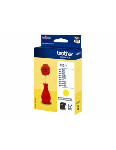 Cartouche d'encre Brother LC-121 Jaune