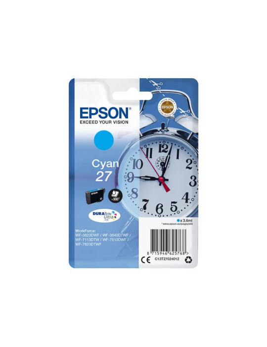 Cartouche d'encre Epson 27 Cyan