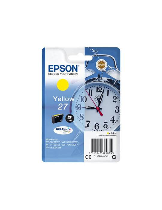 Cartouche d'encre Epson 27 Jaune
