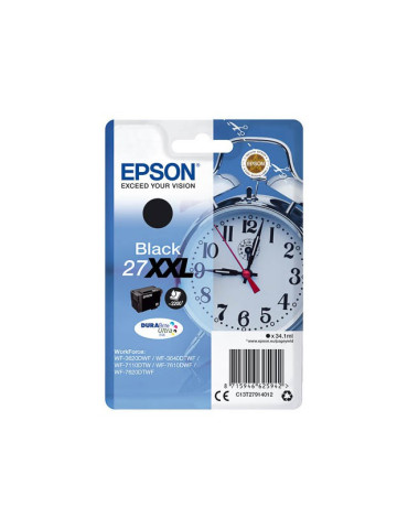 Inktpatroon Epson 27 XXL Zwart