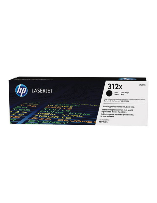 Toner HP CF380X - 312X Noir