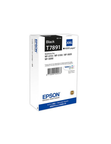 Inktpatroon Epson T7891XXL Zwart