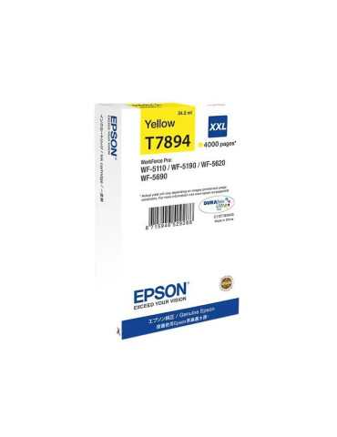 Inktpatroon Epson T7894XXL Geel