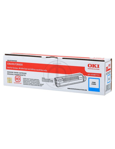 Toner OKI C8600/8800 Cyan