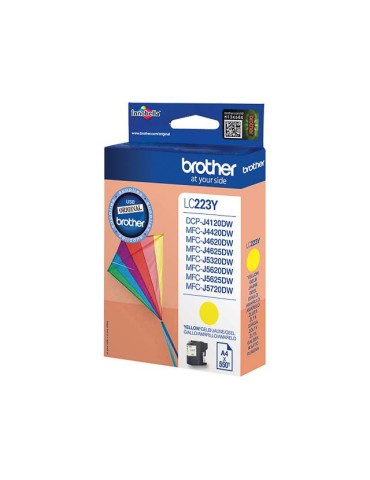 Cartouche d'encre Brother LC-223 Jaune