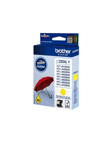 Cartouche d'encre Brother LC-225XL Jaune