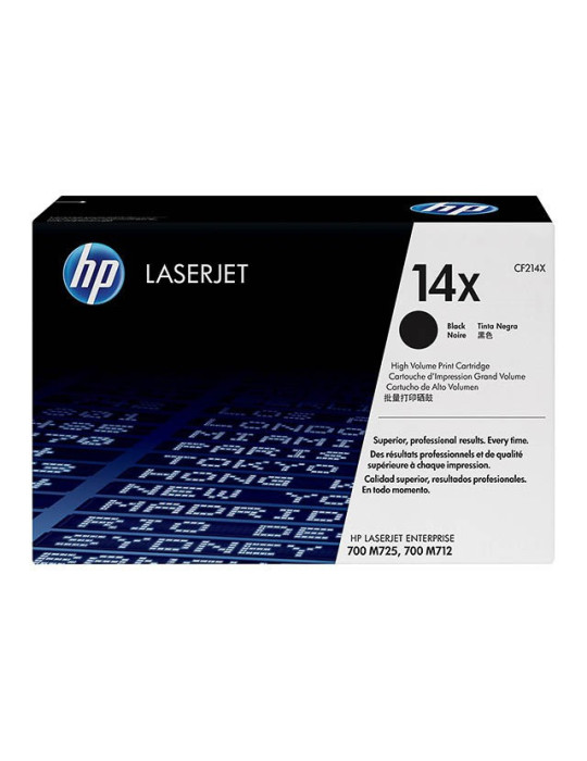 Toner HP CF214X - 14X Noir