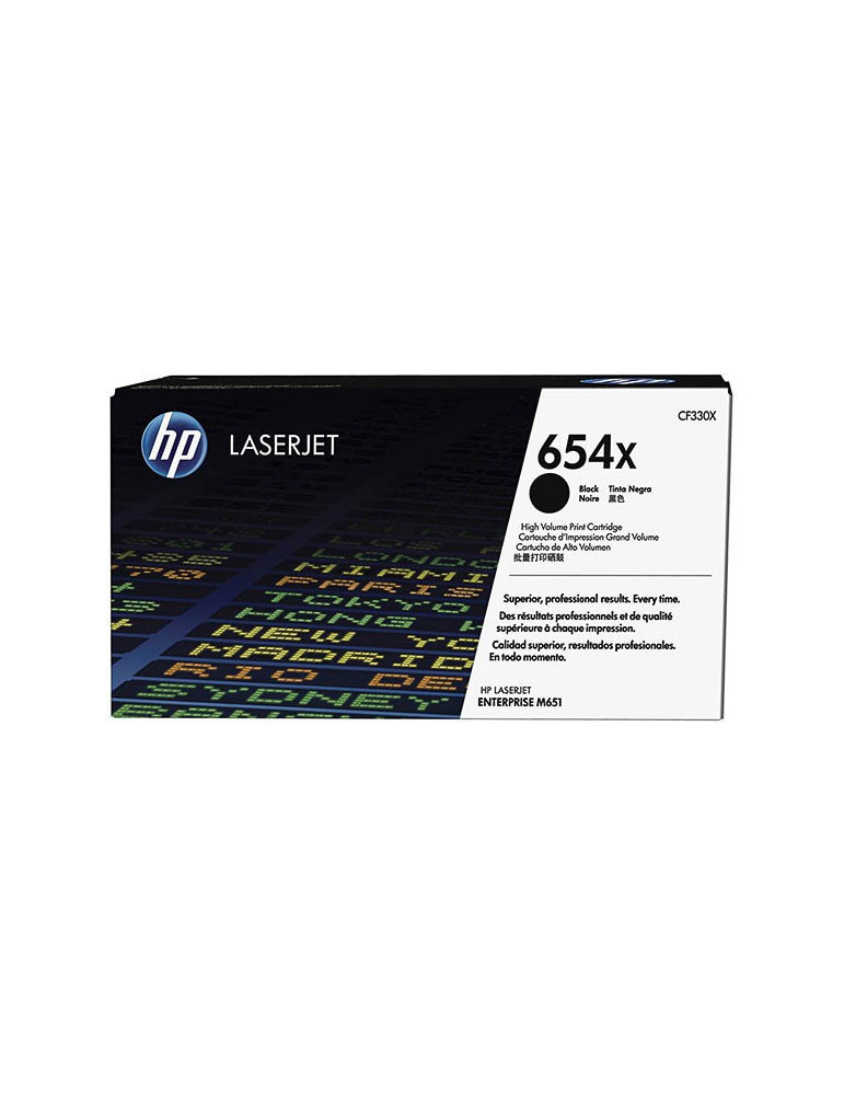 Toner HP CF330X - 654X Zwart