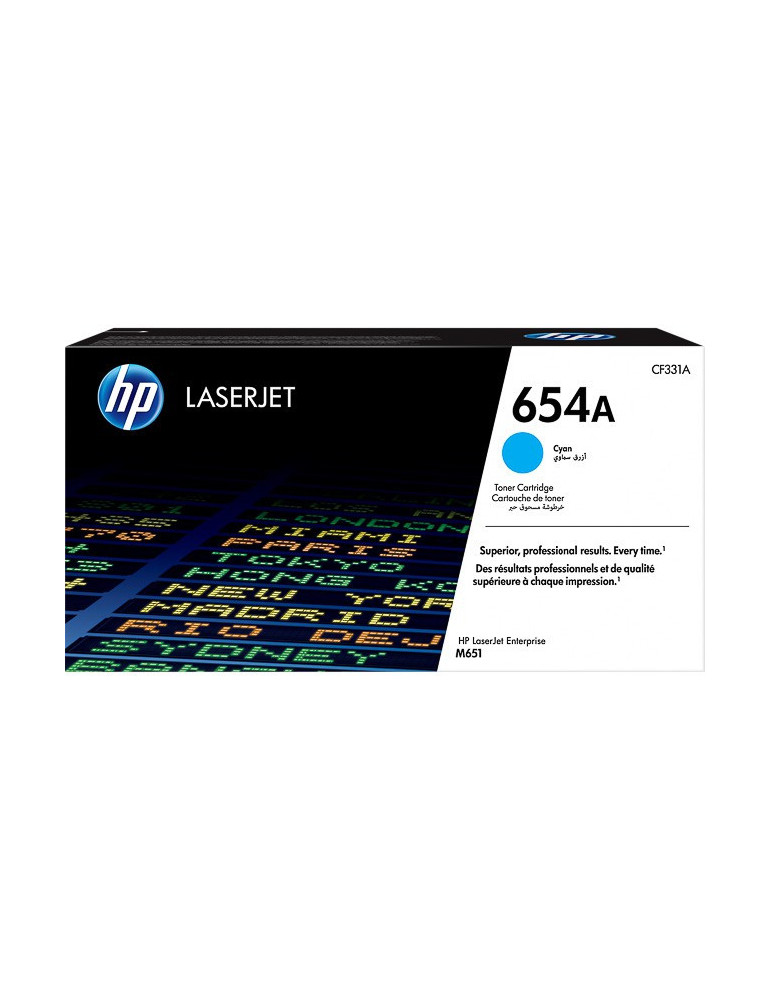 Toner HP CF331A - 654A Cyaan