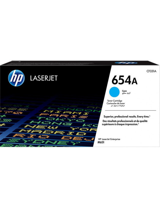 Toner HP CF331A - 654A Cyaan