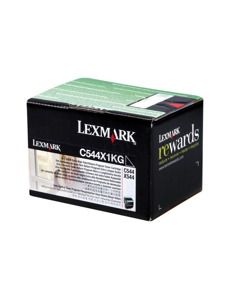 Toner Lexmark X544/C544 Zwart HC