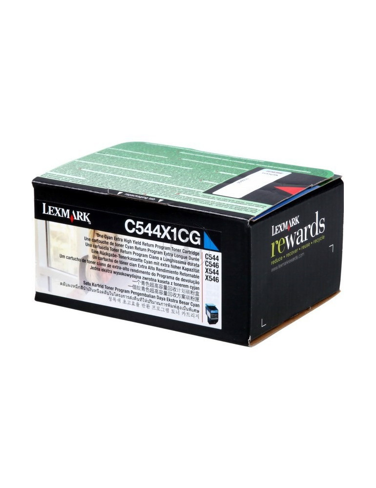 Toner Lexmark X544/C544 Cyaan HC