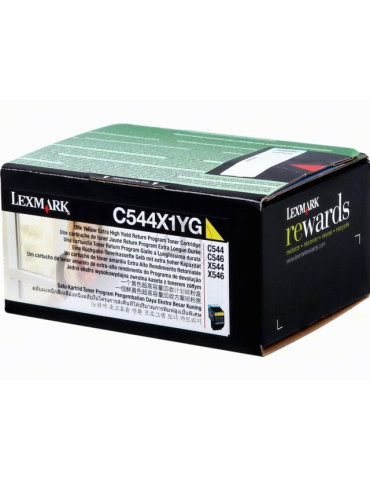 Toner Lexmark X544/C544 Geel HC