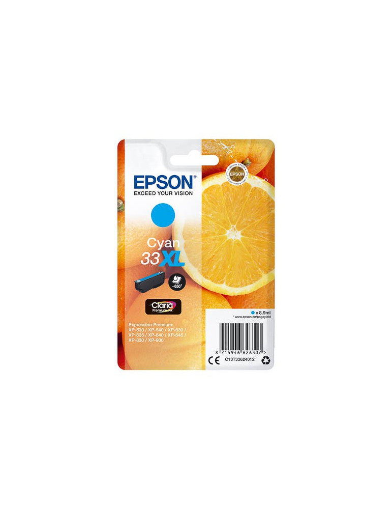 Inktpatroon Epson 33 XL Cyaan