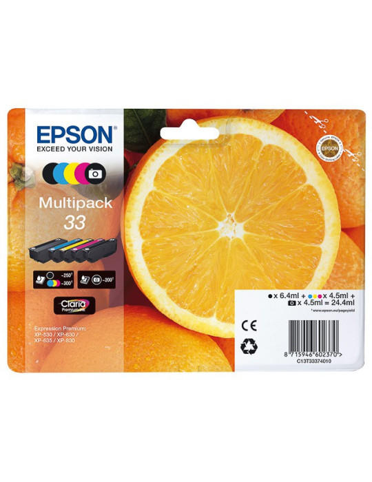 Cartouches Pack Epson 33