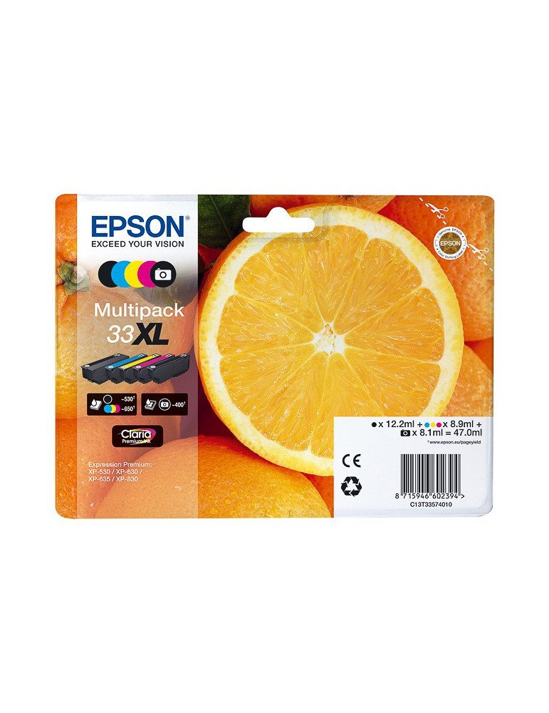 Inktpatronen Pack Epson 33 XL