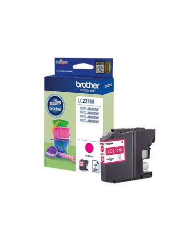 Cartouche d'encre Brother LC-221 Magenta