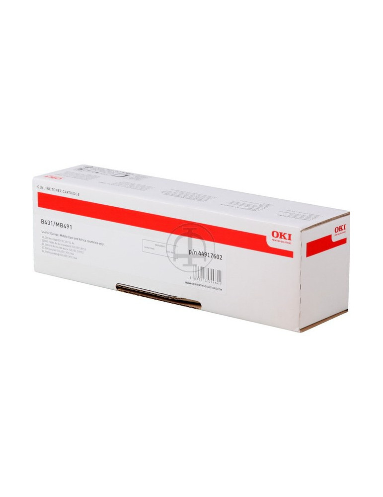 Toner OKI B431/MB491 Zwart