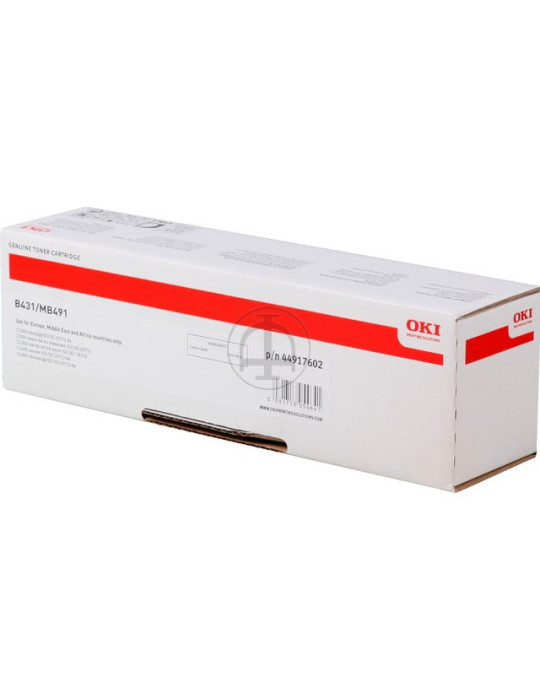 Toner OKI B431/MB491 Zwart