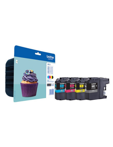 Inktpatronen Brother LC-123 - Pack 4