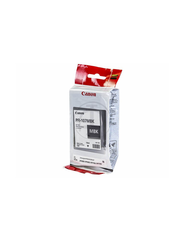 Inktpatroon Canon PFI-107MBK Zwart mat