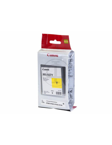 Cartouche d'encre Canon PFI-107Y Jaune
